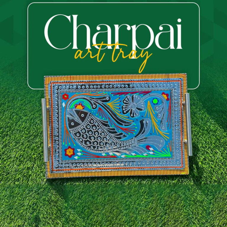 Charpai Art Tray